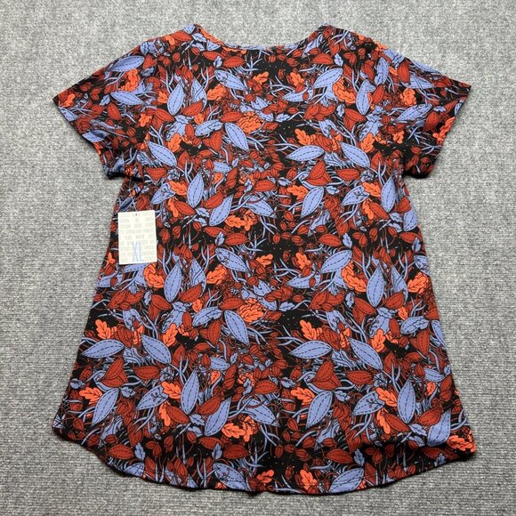 LulaRoe Lot of 2 Classic T-Shirt Womens XL Multicolor Floral Stretch New - Picture 7 of 7